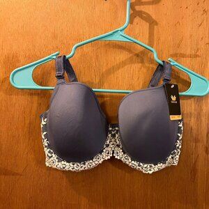 Size 34DD - Wacoal - NWT - Blue and White Bra w/Underwire
